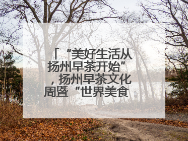 “美好生活从扬州早茶开始”，扬州早茶文化周暨“世界美食之都”创新发展交流活动启幕