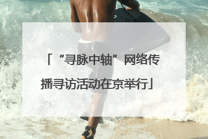 “寻脉中轴”网络传播寻访活动在京举行