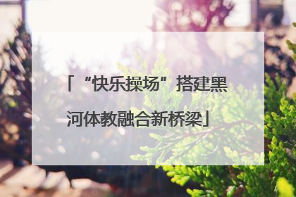 “快乐操场”搭建黑河体教融合新桥梁
