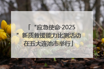 “应急使命·2025”新质救援能力比测活动在五大连池市举行