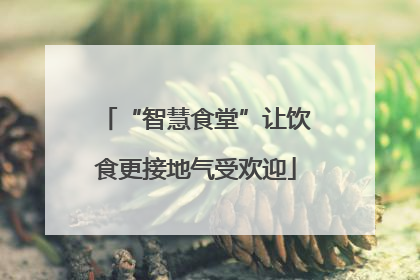 “智慧食堂”让饮食更接地气受欢迎