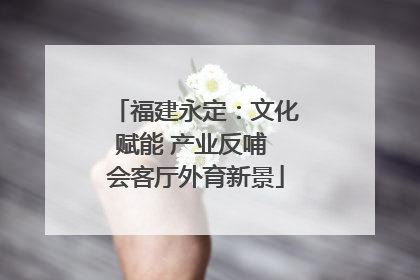 福建永定：文化赋能 产业反哺 会客厅外育新景