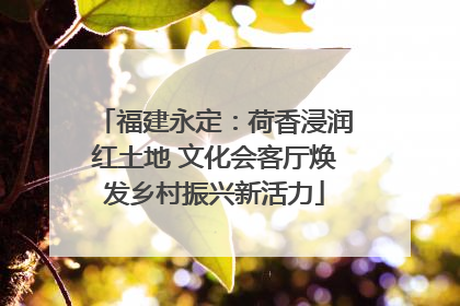 福建永定：荷香浸润红土地 文化会客厅焕发乡村振兴新活力