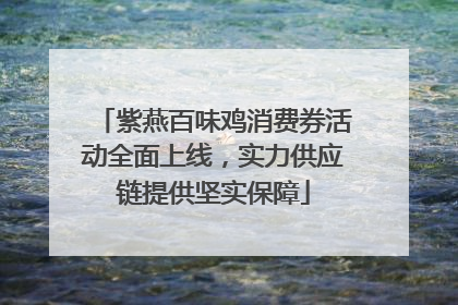 紫燕百味鸡消费券活动全面上线，实力供应链提供坚实保障