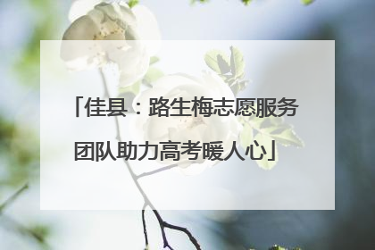 佳县：路生梅志愿服务团队助力高考暖人心