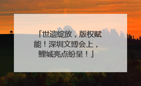 世遗绽放，版权赋能！深圳文博会上，鲤城亮点纷呈！