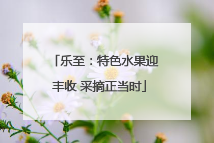 乐至：特色水果迎丰收 采摘正当时