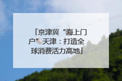 京津冀“海上门户”天津：打造全球消费活力高地