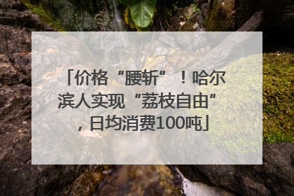 价格“腰斩”！哈尔滨人实现“荔枝自由”，日均消费100吨