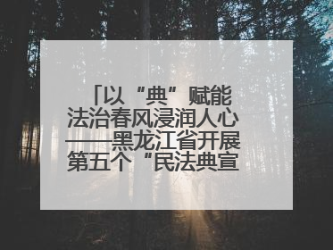 以“典”赋能 法治春风浸润人心——黑龙江省开展第五个“民法典宣传月”活动综述