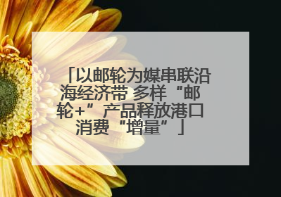 以邮轮为媒串联沿海经济带 多样“邮轮+”产品释放港口消费“增量”
