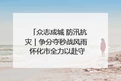 众志成城 防汛抗灾｜争分夺秒战风雨 怀化市全力以赴守护人民群众安全