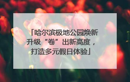 哈尔滨极地公园焕新升级“卷”出新高度，打造多元假日体验