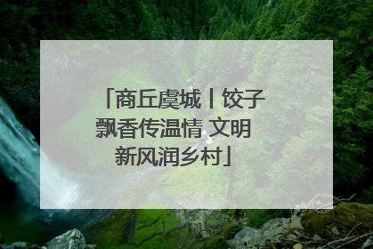 商丘虞城丨饺子飘香传温情 文明新风润乡村