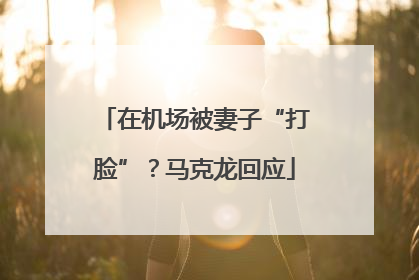 在机场被妻子“打脸”？马克龙回应