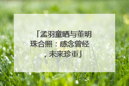 孟羽童晒与董明珠合照：感念曾经，未来珍重