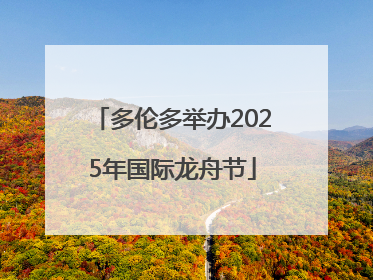 多伦多举办2025年国际龙舟节