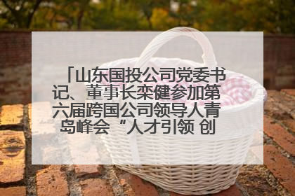 山东国投公司党委书记、董事长栾健参加第六届跨国公司领导人青岛峰会“人才引领 创新驱动”人力资源高质量发展对话会