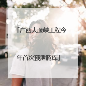 广西大藤峡工程今年首次预泄腾库