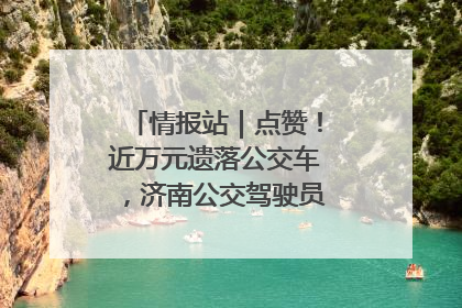情报站｜点赞！近万元遗落公交车，济南公交驾驶员乘客接力还失主