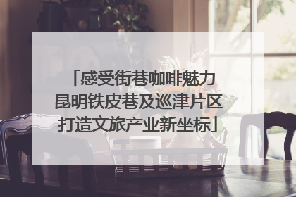 感受街巷咖啡魅力 昆明铁皮巷及巡津片区打造文旅产业新坐标