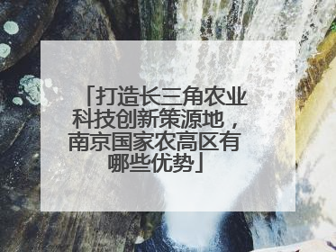 打造长三角农业科技创新策源地，南京国家农高区有哪些优势