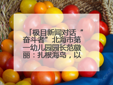 极目新闻对话“奋斗者”北海市第一幼儿园园长范徽丽：扎根海岛，以最朴素的爱践行教育的梦想