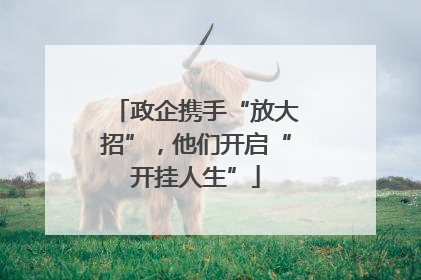 政企携手“放大招”，他们开启“开挂人生”