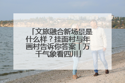 文旅融合新场景是什么样？挂面村与年画村告诉你答案丨万千气象看四川