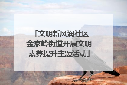 文明新风润社区 金家岭街道开展文明素养提升主题活动