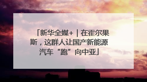 新华全媒+｜在霍尔果斯，这群人让国产新能源汽车“跑”向中亚