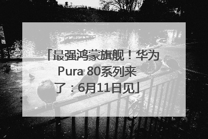 最强鸿蒙旗舰！华为Pura 80系列来了：6月11日见