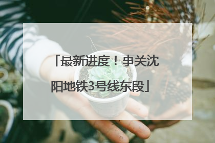 最新进度！事关沈阳地铁3号线东段