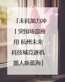 未科加力冲丨突围场景应用 杭州未来科技城竞逐机器人新蓝海