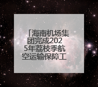 海南机场集团完成2025年荔枝季航空运输保障工作