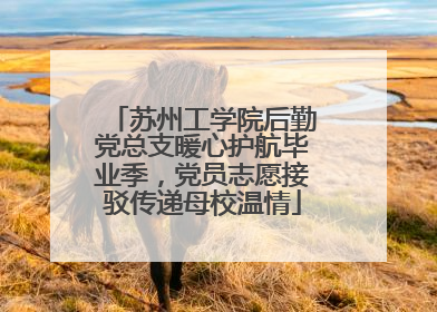 苏州工学院后勤党总支暖心护航毕业季，党员志愿接驳传递母校温情
