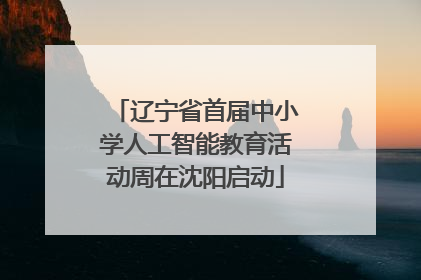 辽宁省首届中小学人工智能教育活动周在沈阳启动