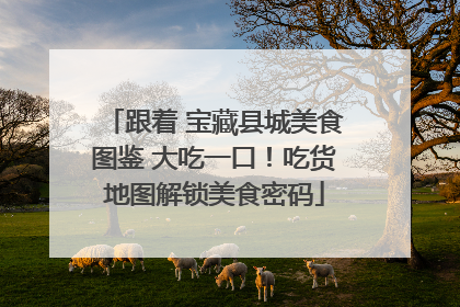 跟着 宝藏县城美食图鉴 大吃一口！吃货地图解锁美食密码