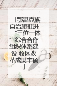 鄂温克族自治旗推进“三位一体”综合合作组织体系建设 牧区改革成果丰硕