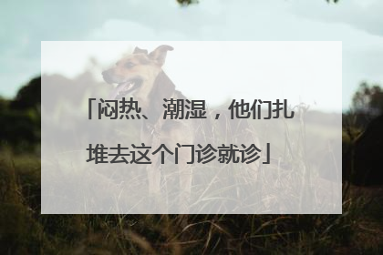 闷热、潮湿，他们扎堆去这个门诊就诊