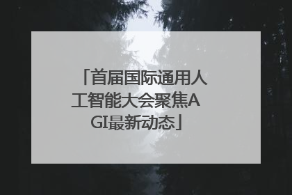 首届国际通用人工智能大会聚焦AGI最新动态