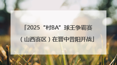 2025“村BA”球王争霸赛（山西赛区）在晋中昔阳开战