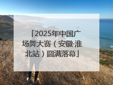 2025年中国广场舞大赛（安徽·淮北站）圆满落幕