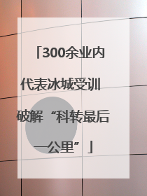 300余业内代表冰城受训 破解“科转最后一公里”