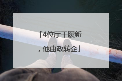 4位厅干履新，他由政转企