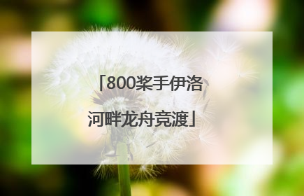 800桨手伊洛河畔龙舟竞渡