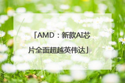 AMD：新款AI芯片全面超越英伟达